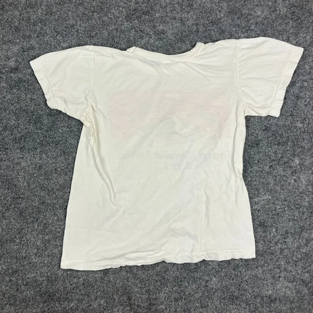 Hot Tropics T-Shirt Womens Size L White Grand Cayman Island Graphic 90s Vintage - Picture 6 of 7